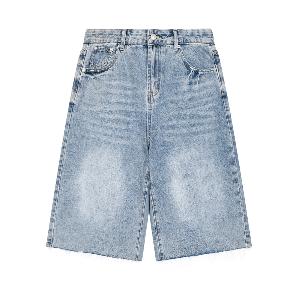 Men’s Vintage Wide Leg Denim Shorts ODMPOD