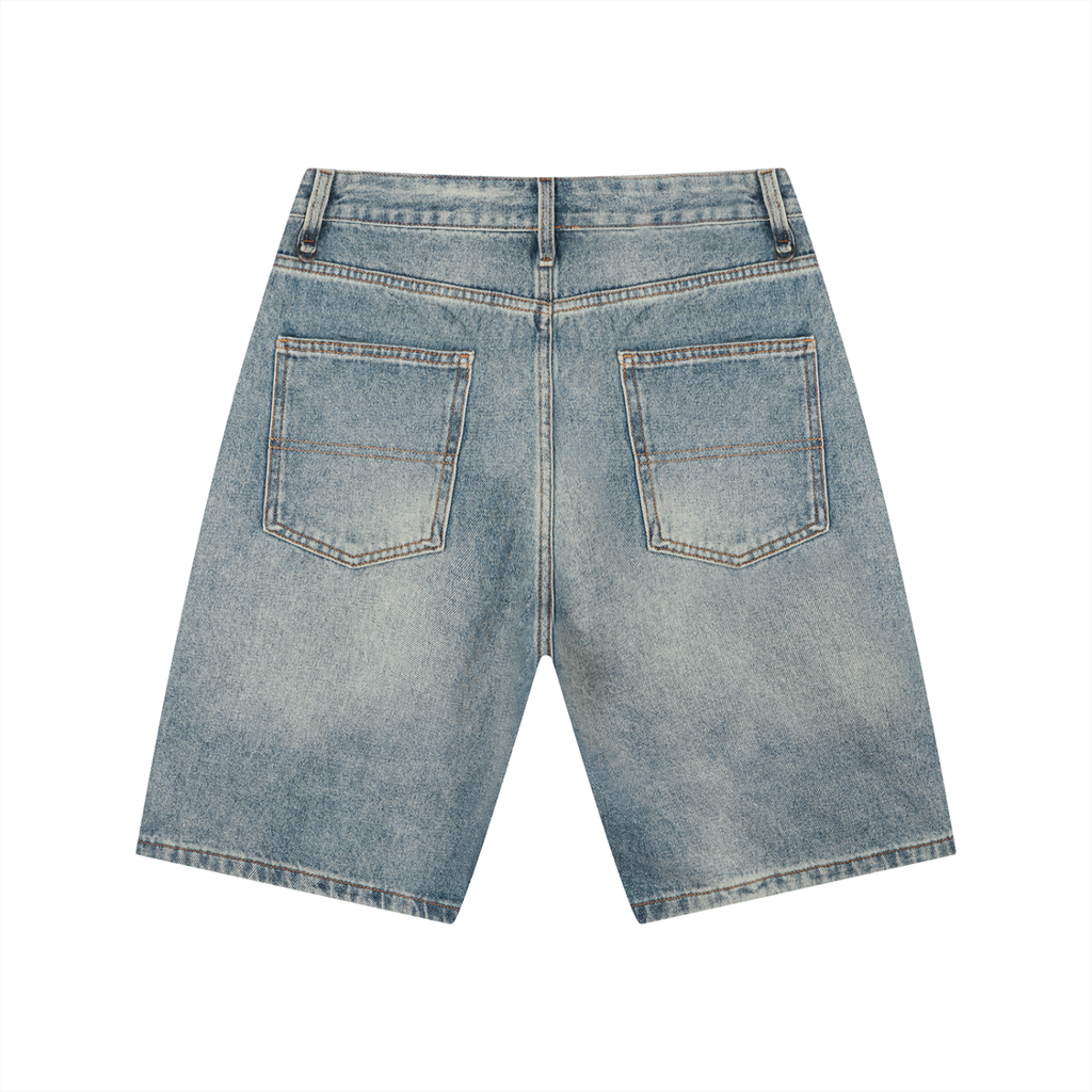 Men's Vintage Wash Denim Shorts ODMPOD