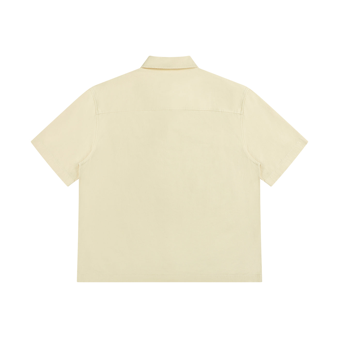 Unisex Boxy Patch Pocket Short Sleeve Shirt