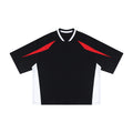 Unisex Oversized Color Block V-Neck T-Shirt