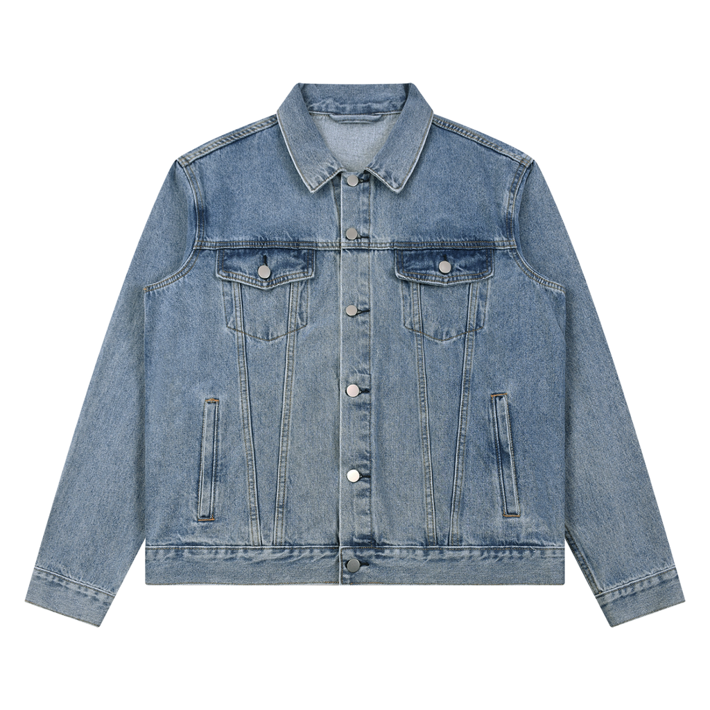 Unisex Vintage Wash Denim Jacket ODMPOD