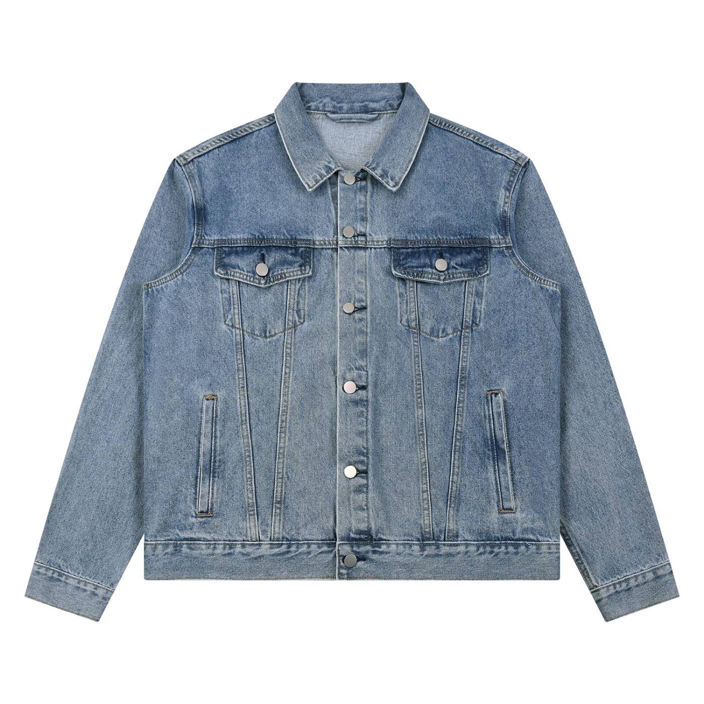 Unisex Vintage Wash Denim Jacket ODMPOD