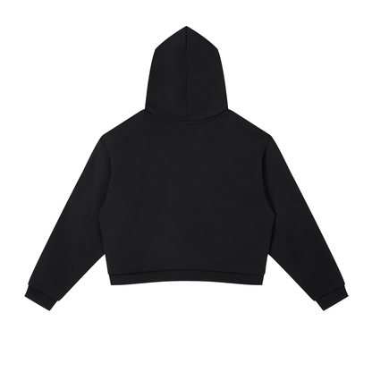 Contrast Side Stripe Cropped Hoodie ODMPOD
