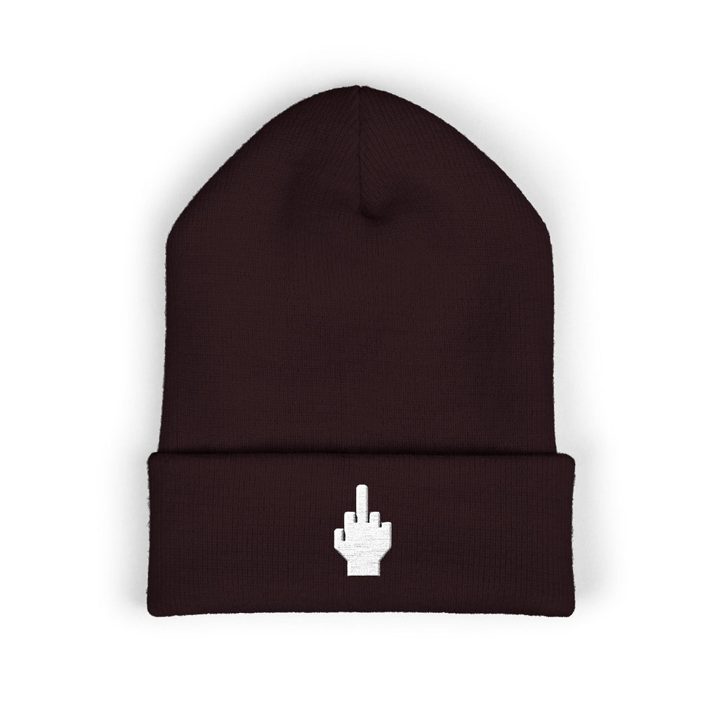 DØNE // OFFGRID SERIES // Embroidered Beanie // Brown Printify