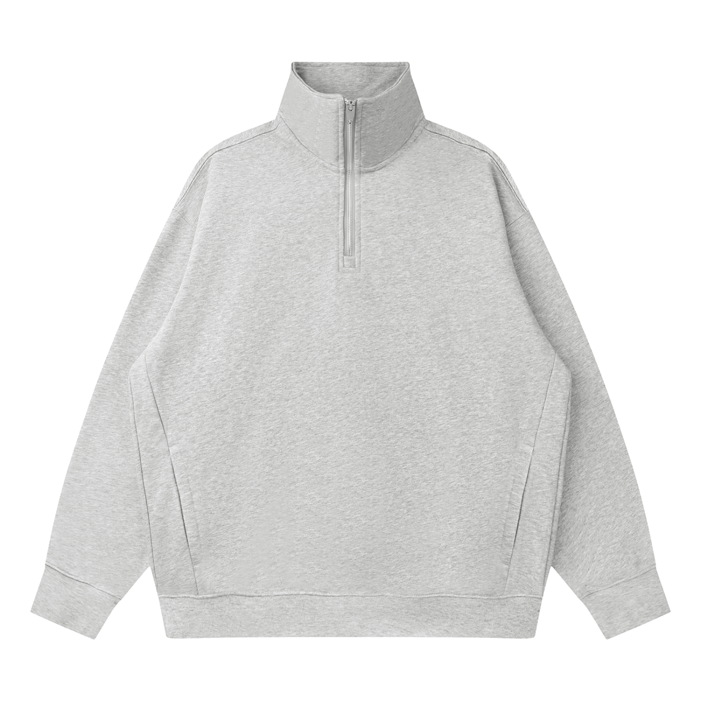 Quarter-Zip Drop Shoulder Sweatshirt D o n e s t a t e