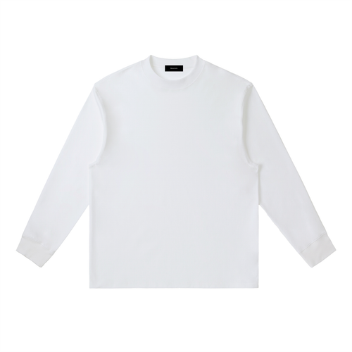 White long-sleeve shirt on a white background