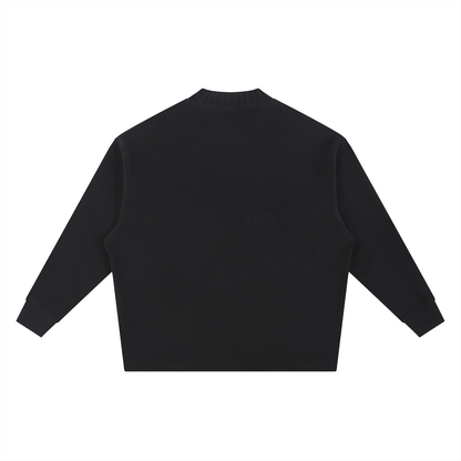 Knitted Round Neck Oversize Sweatshirt D o n e s t a t e