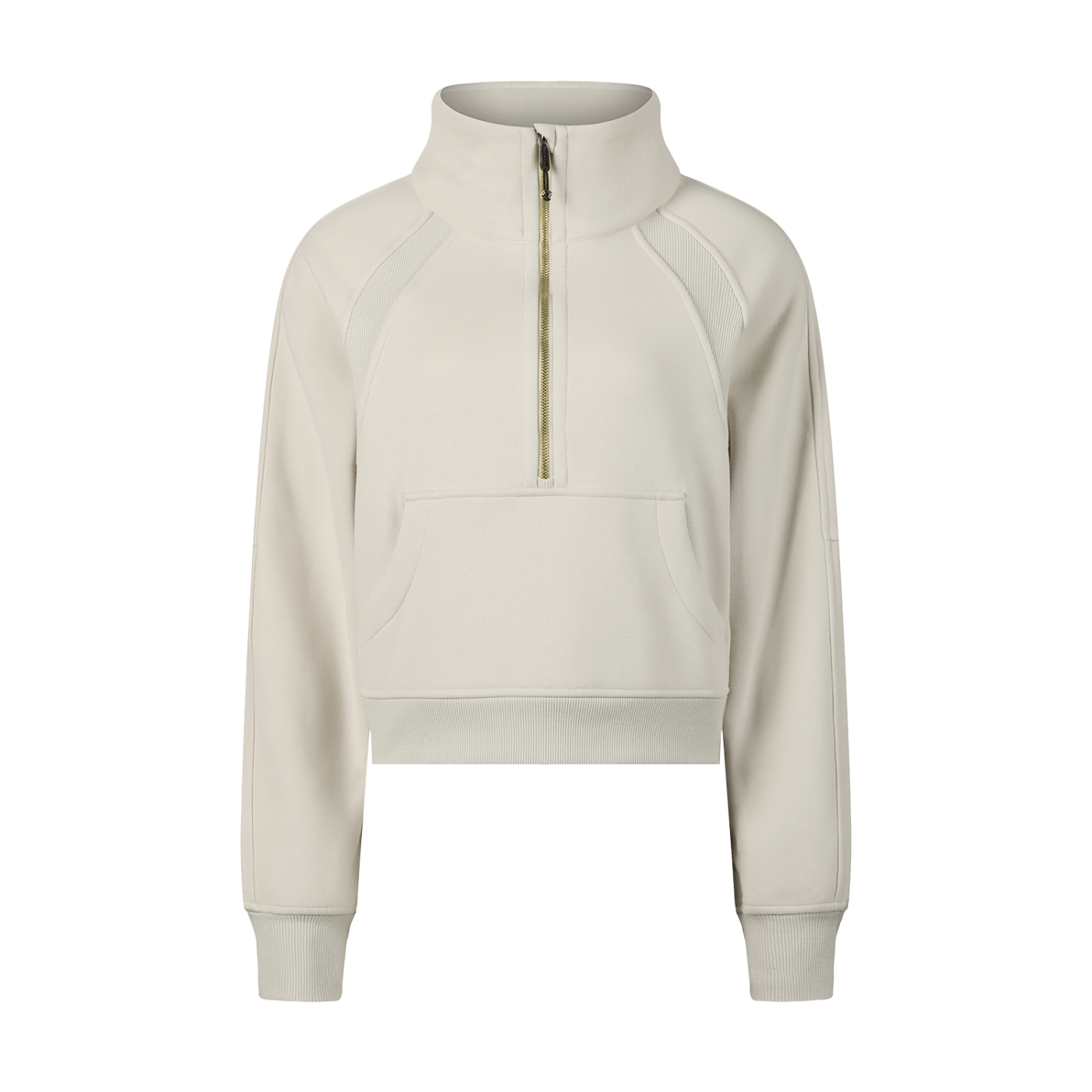 Cropped Half-Zip Sweatshirt D o n e s t a t e