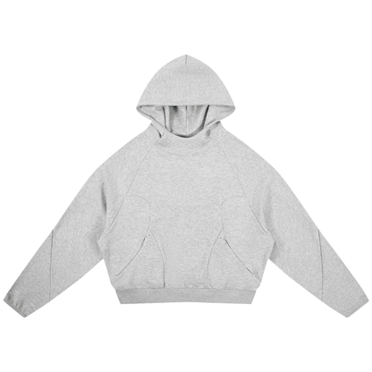 Curved Panel Raglan Hoodie D o n e s t a t e