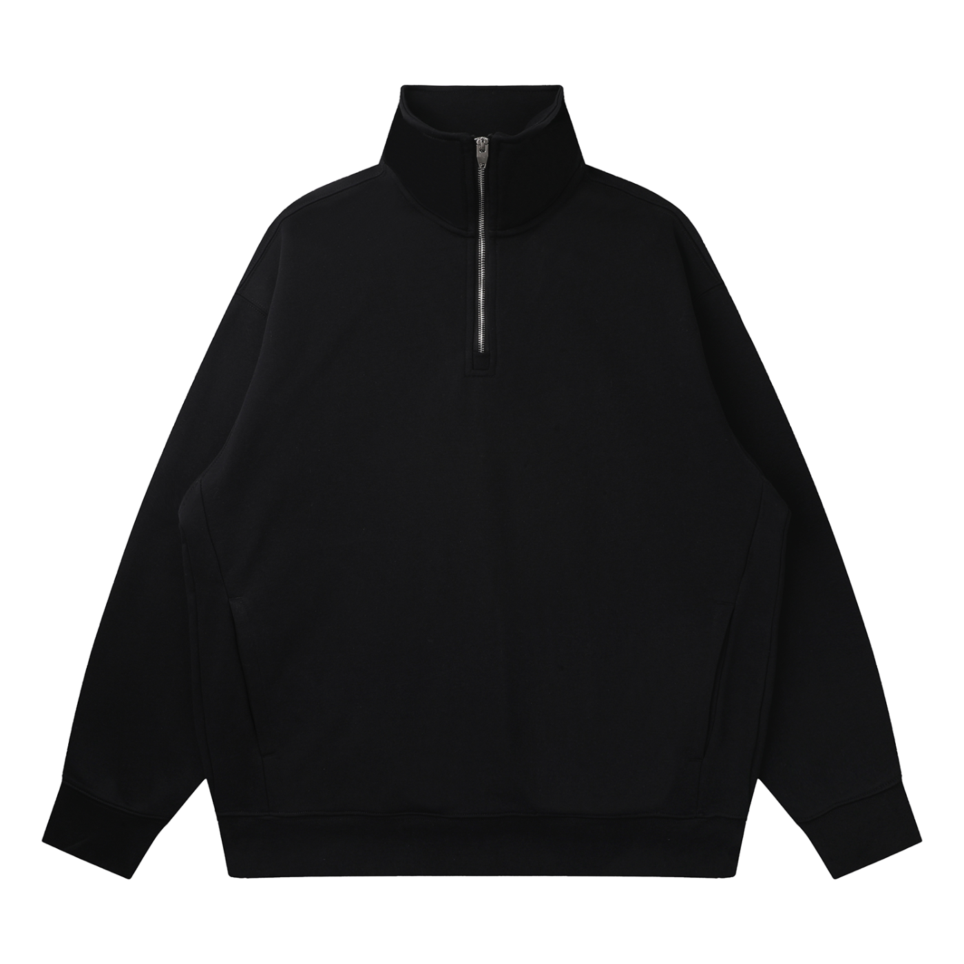 Quarter-Zip Drop Shoulder Sweatshirt D o n e s t a t e