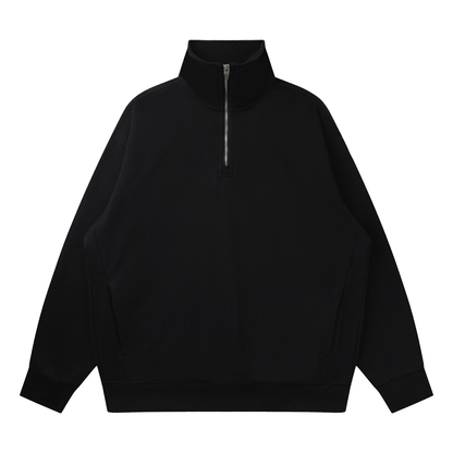 Quarter-Zip Drop Shoulder Sweatshirt D o n e s t a t e