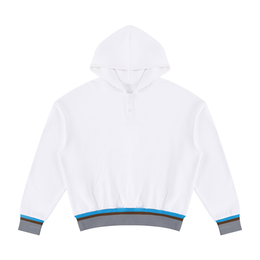 Unisex Oversized Color Block Boxy Hoodie ODMPOD