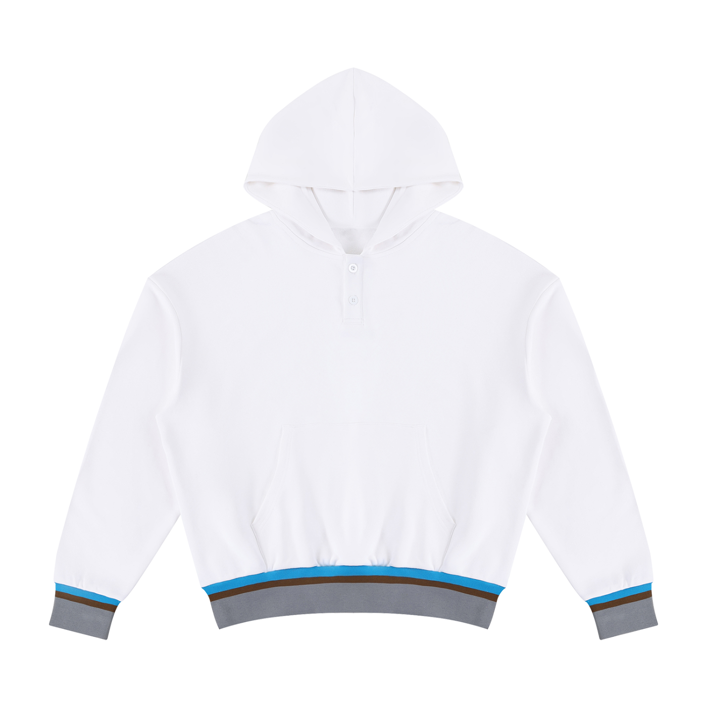 Unisex Oversized Color Block Boxy Hoodie ODMPOD