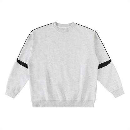 Oversized Crewneck Taped Sweatshirt D o n e s t a t e