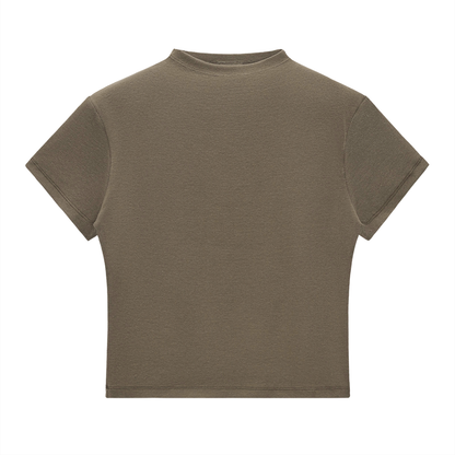 Essential Slim Fit Mock Neck T-Shirt D o n e s t a t e