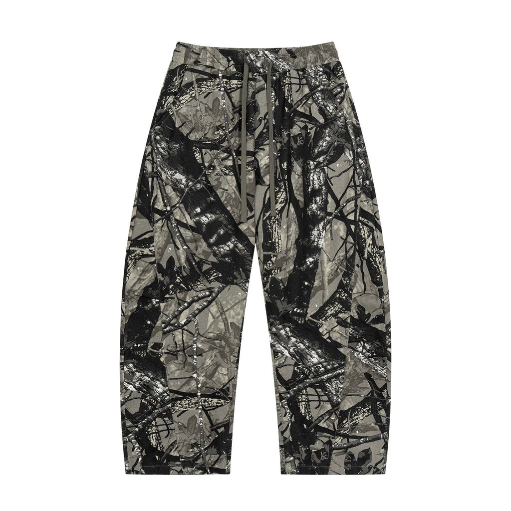 Unisex Tree Camo Barrel Leg Pants ODMPOD