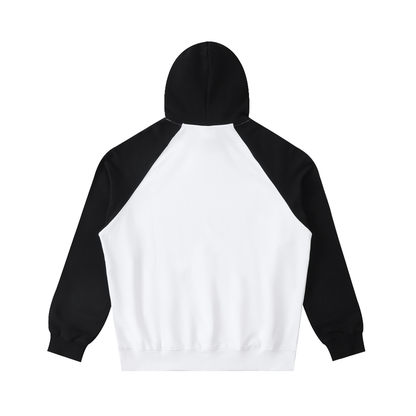 Color-Block Raglan Sleeve Hoodie D o n e s t a t e