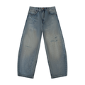 Men's Distressed Barrel Leg Jeans - D o n e s t a t e