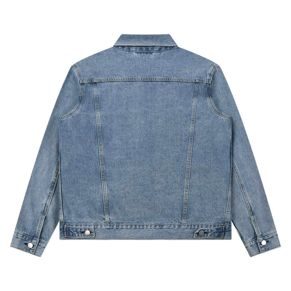 Unisex Vintage Wash Denim Jacket ODMPOD