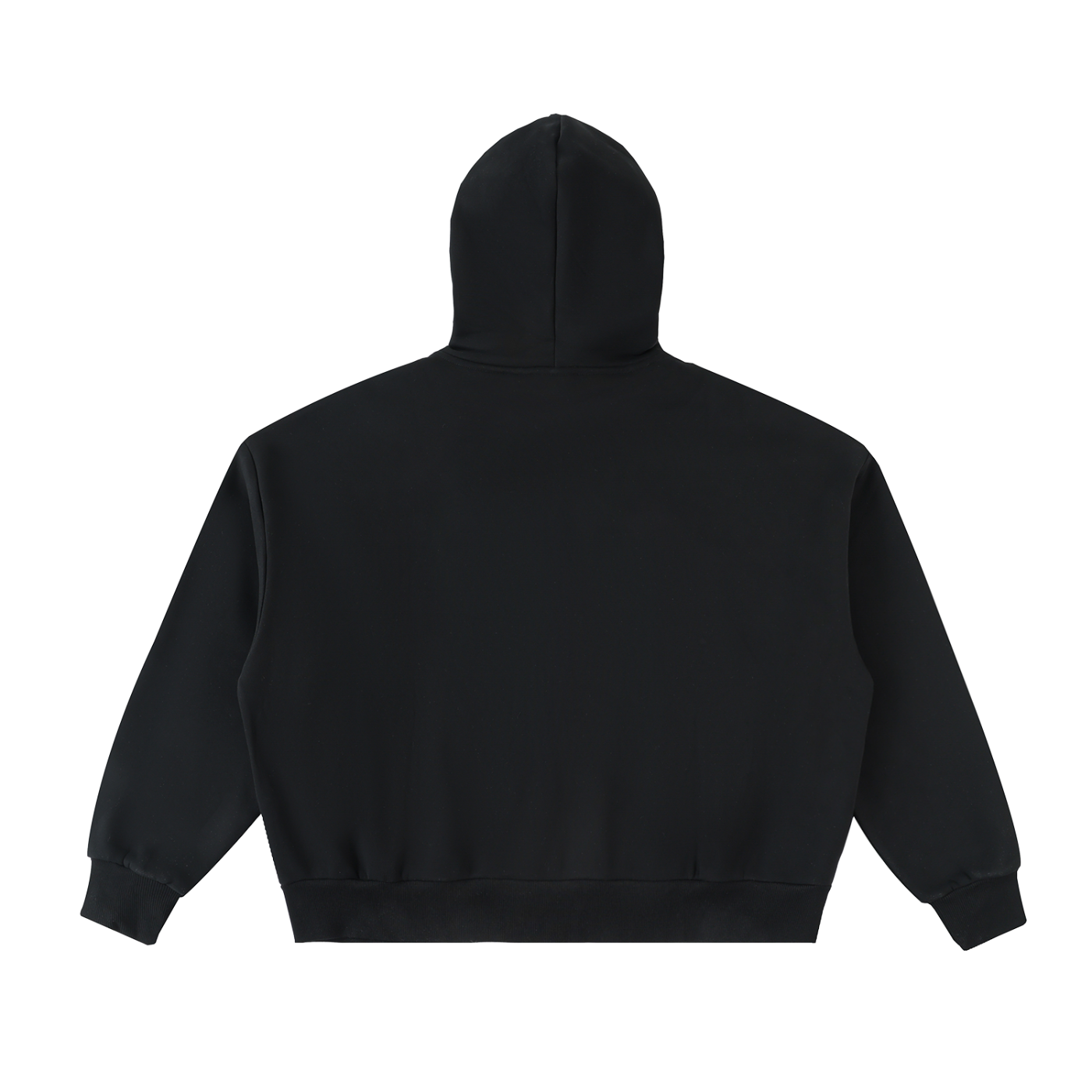 Fleeced Full-Zip Boxy Hoodie D o n e s t a t e