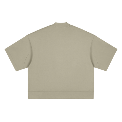 Heavyweight Oversized Mock Neck T-shirt ODMPOD