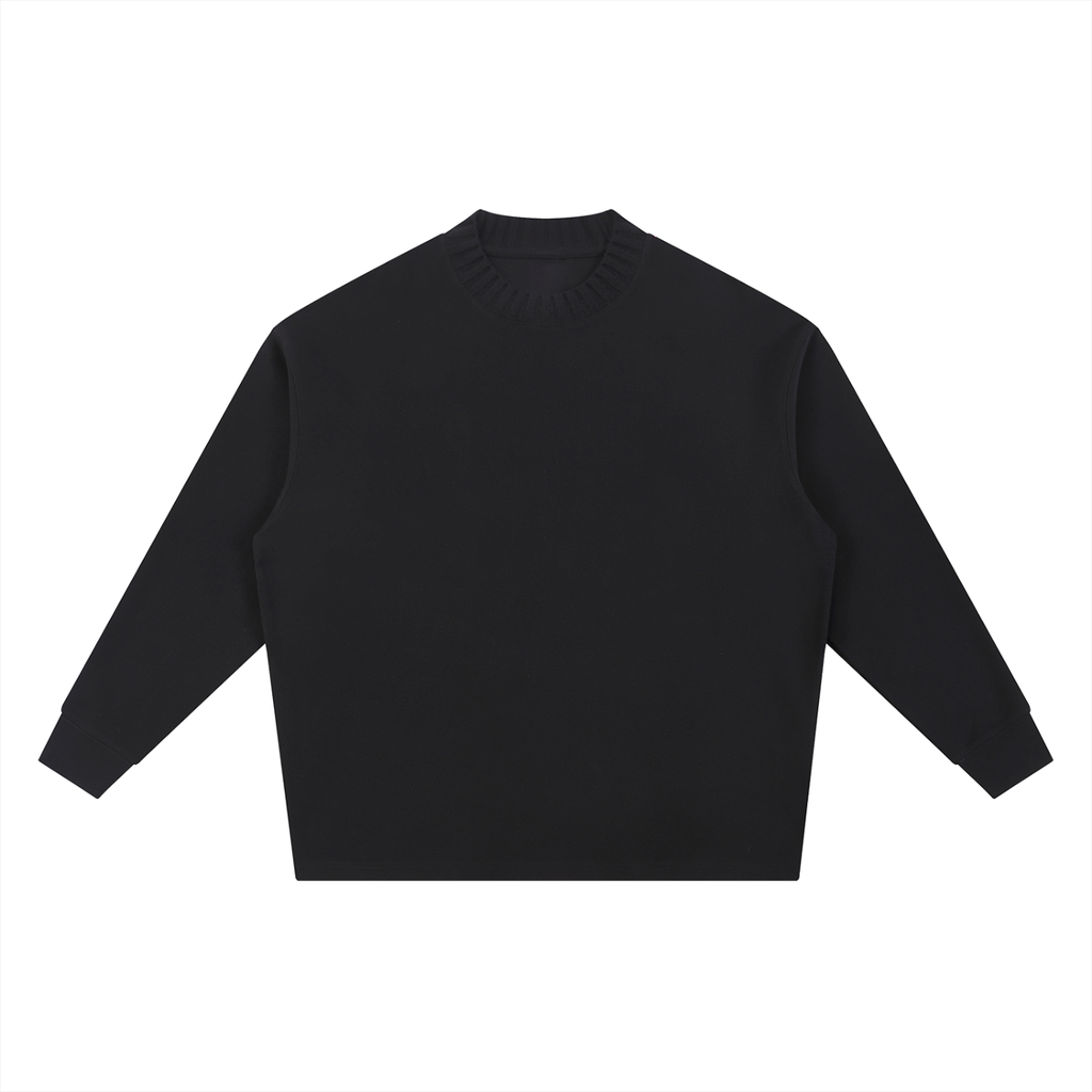 Knitted Round Neck Oversize Sweatshirt