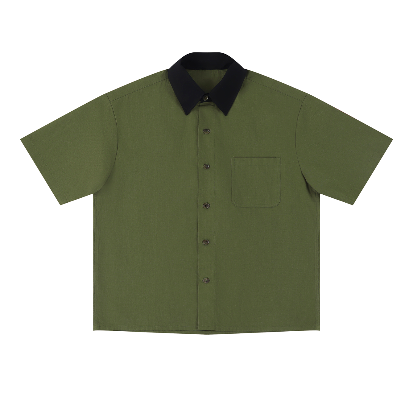 Unisex Color Block Short Sleeve Shirt
