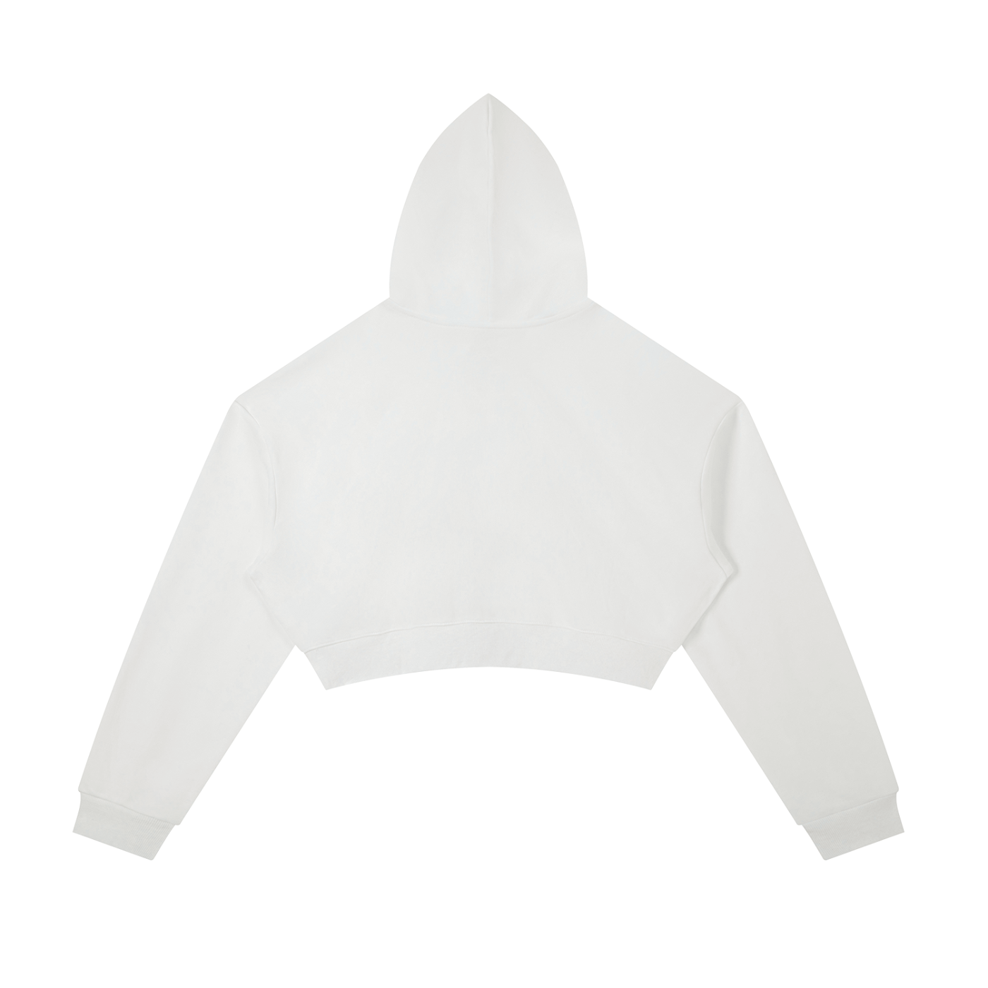 Essential Cropped Zip-Up Hoodie D o n e s t a t e