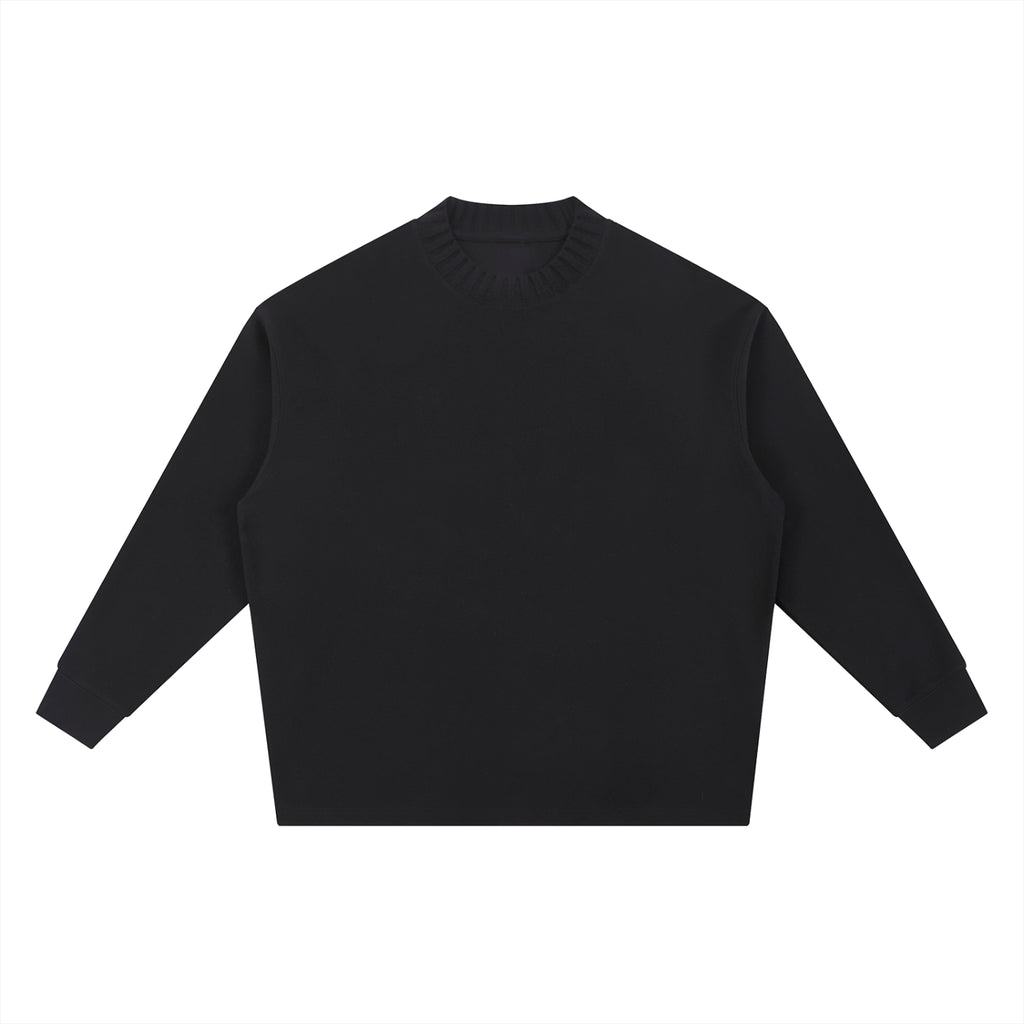 Knitted Round Neck Oversize Sweatshirt