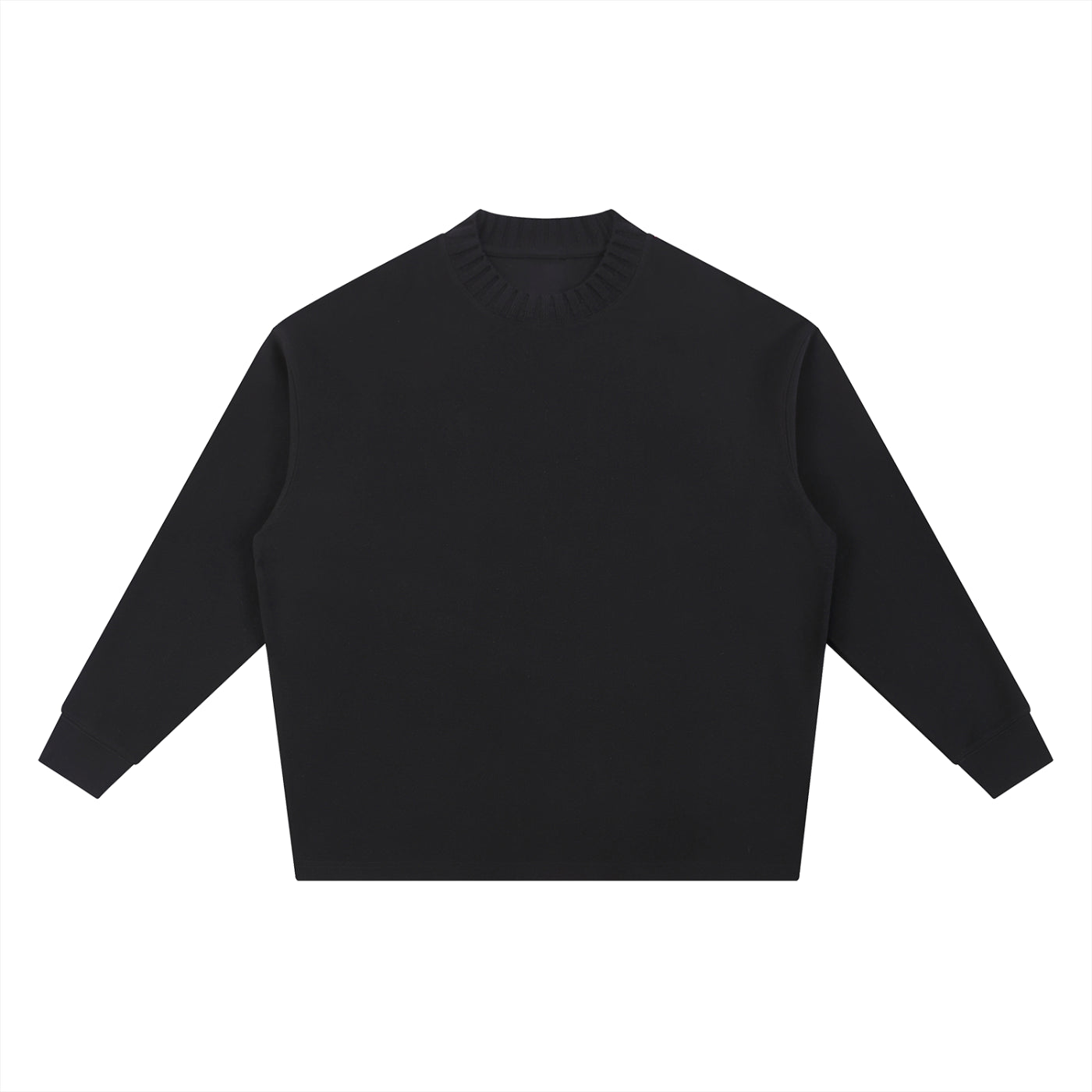Knitted Round Neck Oversize Sweatshirt