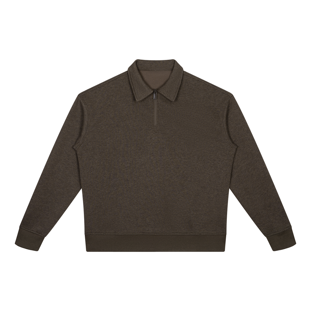 Unisex Boxy Quarter-Zip Sweatshirt ODMPOD