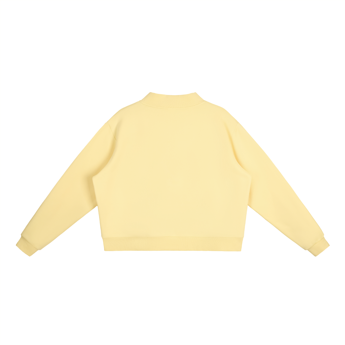 Essential Fleece Mock-Neck Crew Sweatshirt ODMPOD