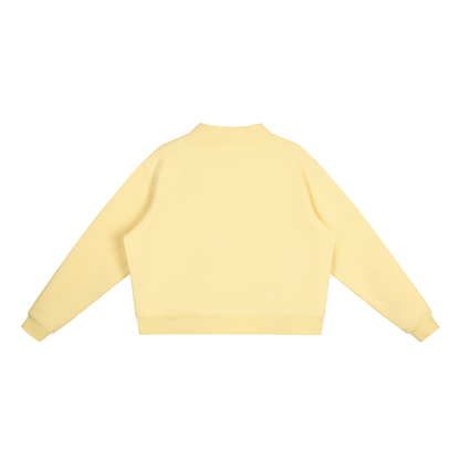 Essential Fleece Mock-Neck Crew Sweatshirt ODMPOD