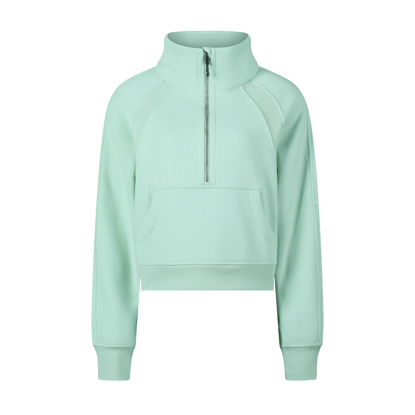 Cropped Half-Zip Sweatshirt D o n e s t a t e