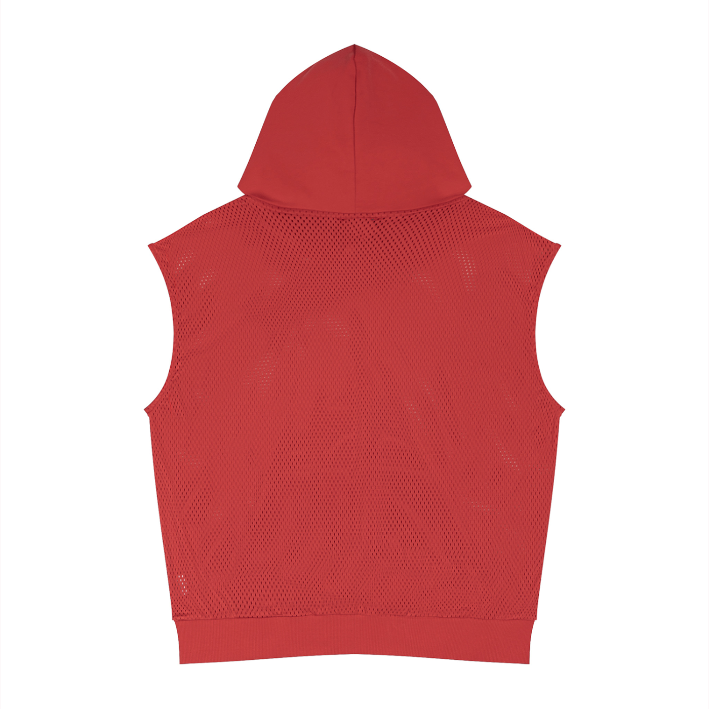 Unisex Panel Mesh Sleeveless Hoodie ODMPOD