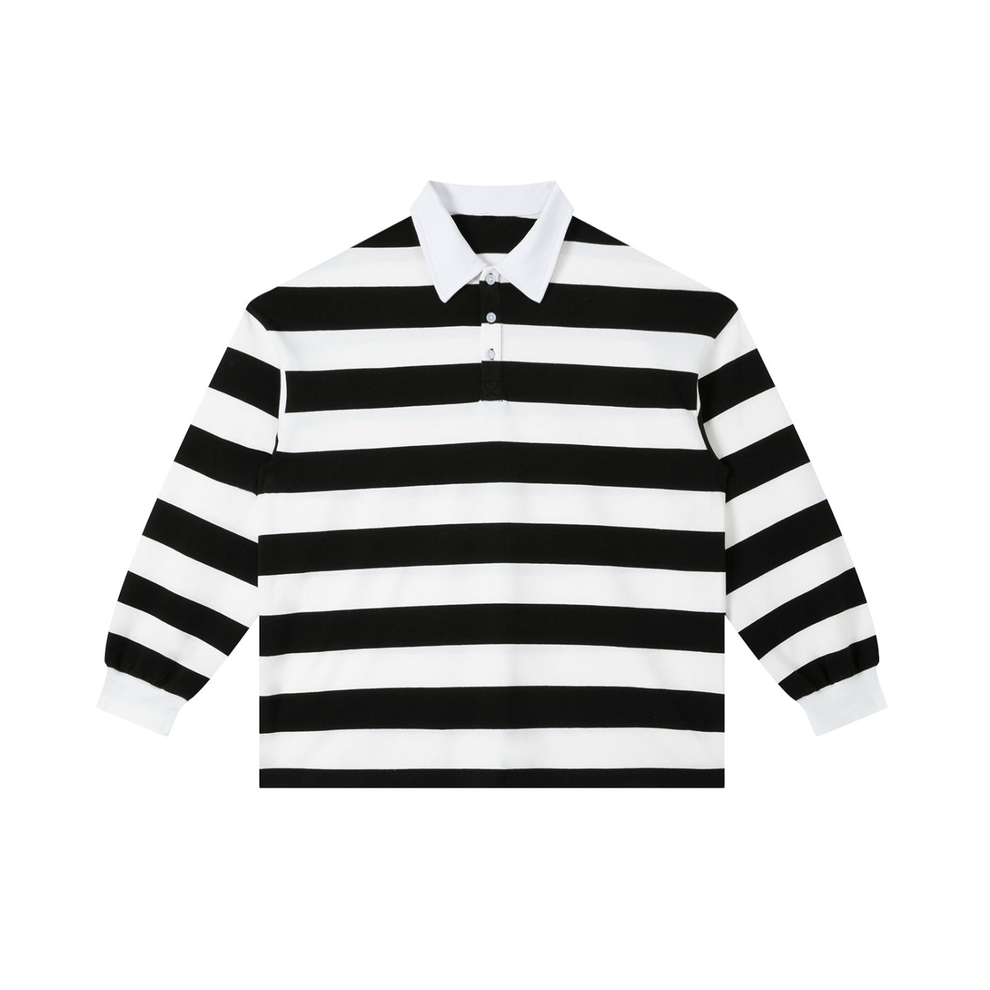 Color Block Stripe Polo Shirt ODMPOD