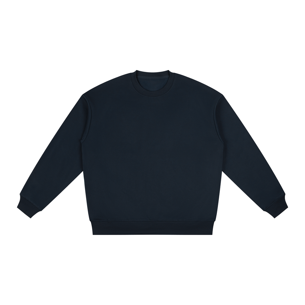 Black sweatshirt on a white background