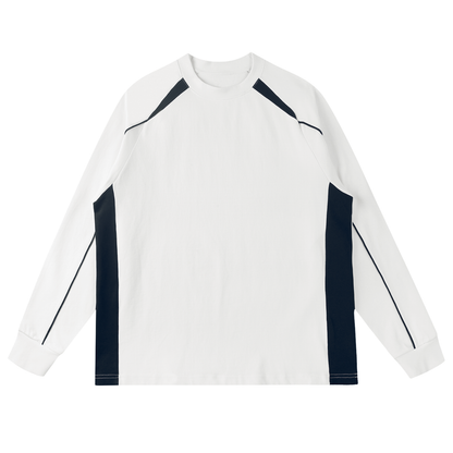 Contrast Panel Raglan Sweatshirt D o n e s t a t e