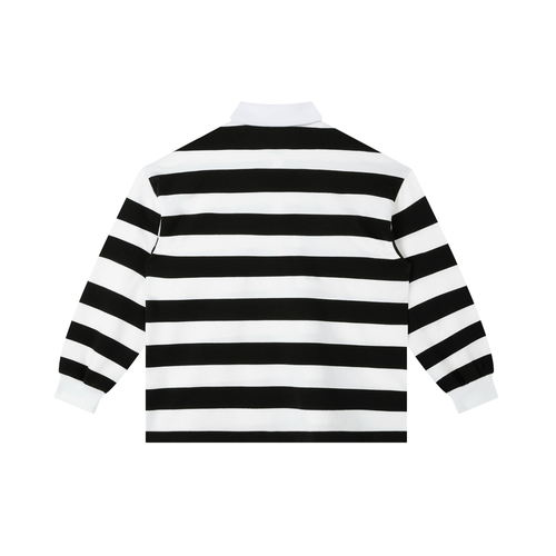Color Block Stripe Polo Shirt ODMPOD