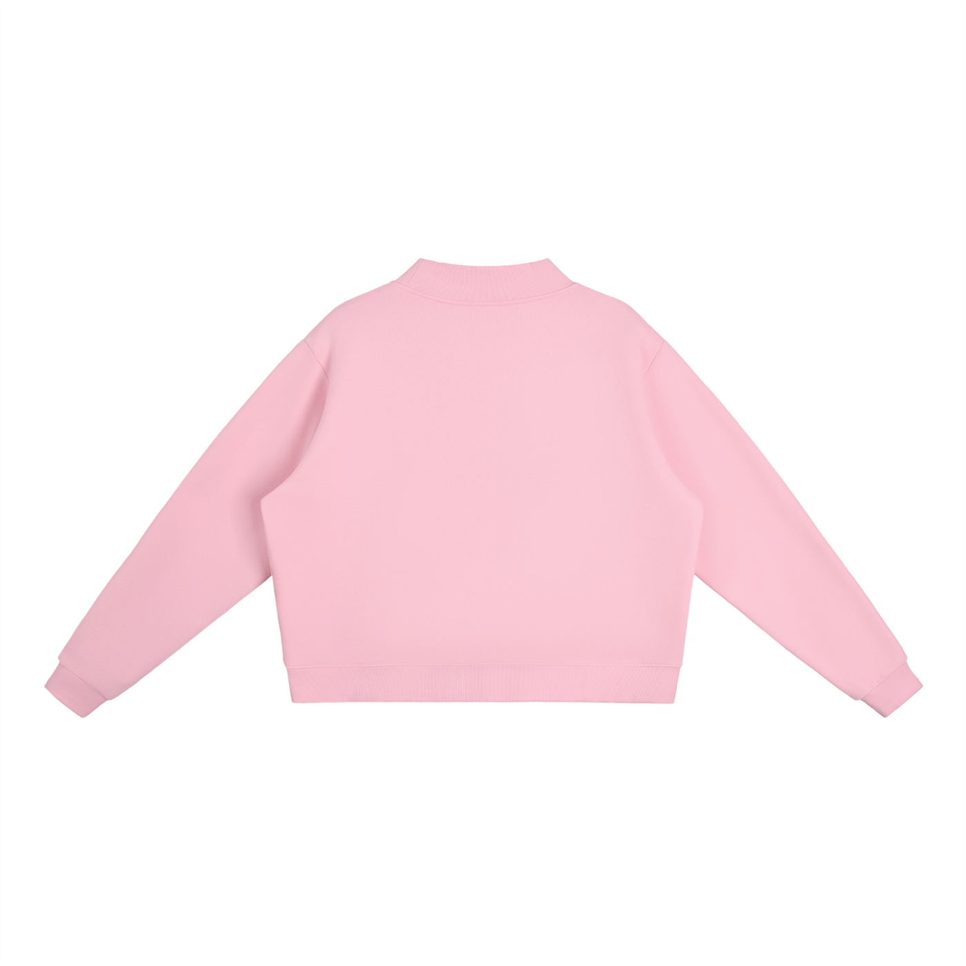 Essential Fleece Mock-Neck Crew Sweatshirt ODMPOD