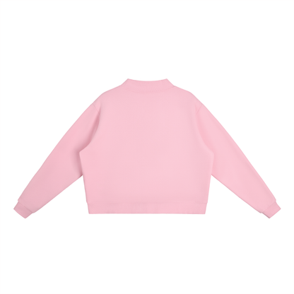 Essential Fleece Mock-Neck Crew Sweatshirt ODMPOD