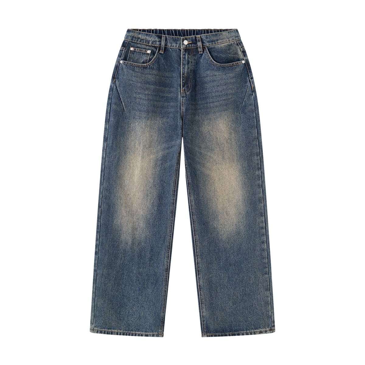 Men's Vintage Wash Denim Jeans ODMPOD