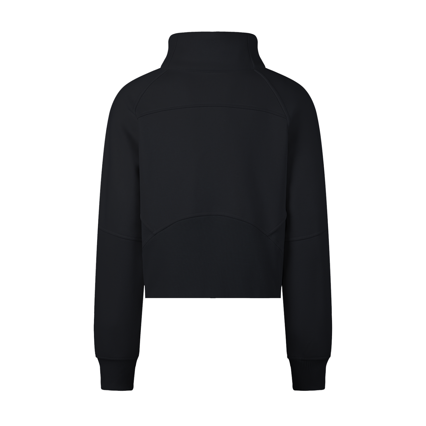 Cropped Half-Zip Sweatshirt D o n e s t a t e