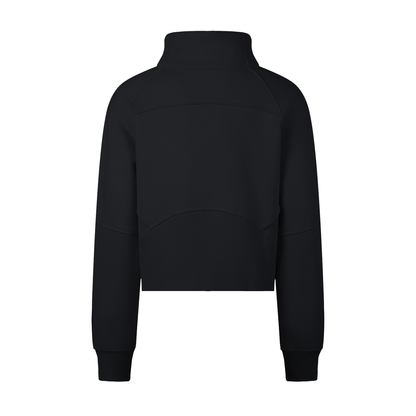 Cropped Half-Zip Sweatshirt D o n e s t a t e