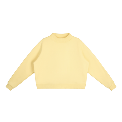 Essential Fleece Mock-Neck Crew Sweatshirt ODMPOD