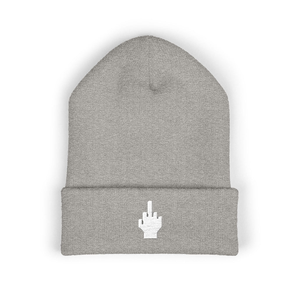 DØNE // OFFGRID SERIES // Embroidered Beanie // Heather Grey Printify