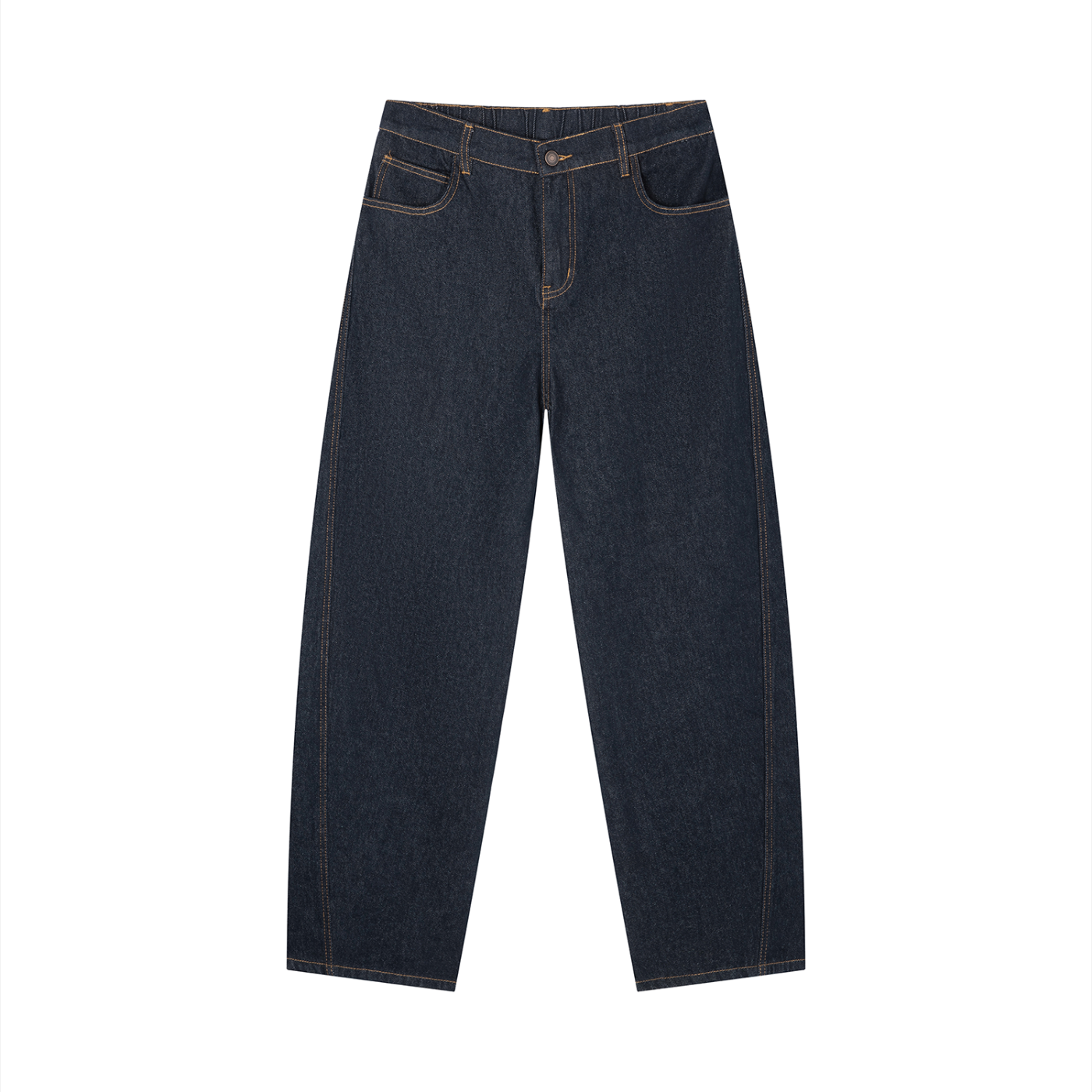 Men's Vintage Wash Barrel Leg Jeans ODMPOD
