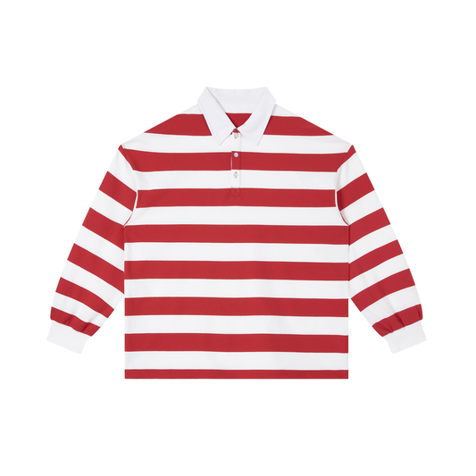 Color Block Stripe Polo Shirt D o n e s t a t e