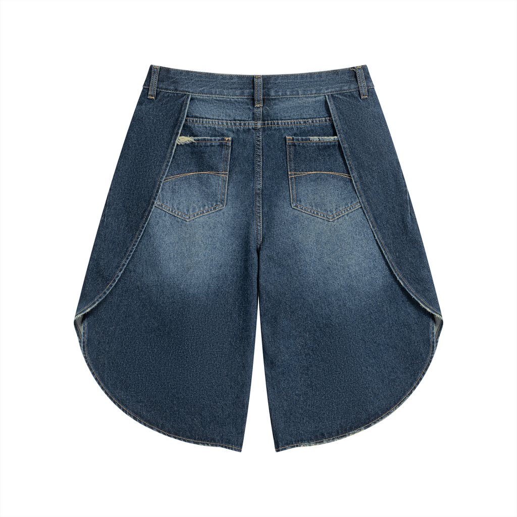 Men’s Wide Leg Denim Shorts ODMPOD