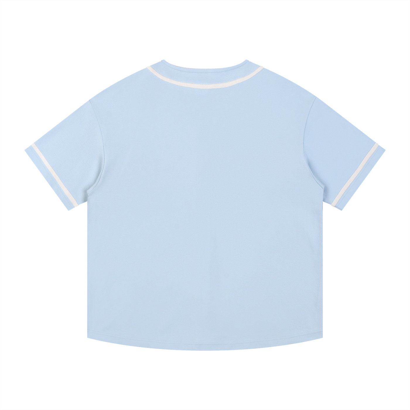 Contrast Piped Button-Up Jersey D o n e s t a t e